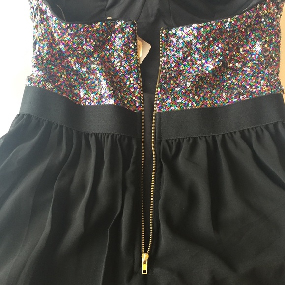 NWT Forever 21 Disco Doll Strapless Dress - Picture 8 of 8